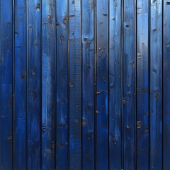 Fototapeta premium Blue Wooden Wall Texture Background