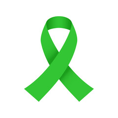 Mental health awareness ribbon