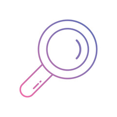 Search Icon vector icon stock illustration