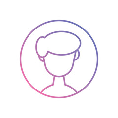 Profile Picture vector icon stock illustration