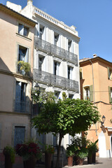 Ruelle du vieux Béziers. France