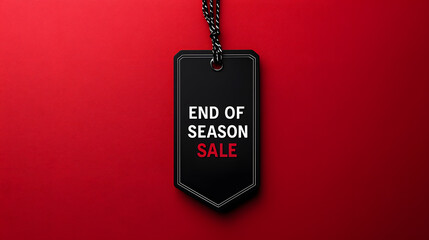 "end of season sale" red tag