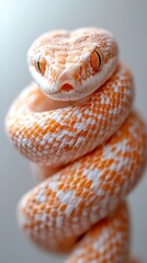 Fototapeta premium Deadly Constriction - Snake Coiling Around Prey