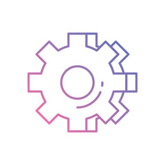 Setting vector icon stock illustration