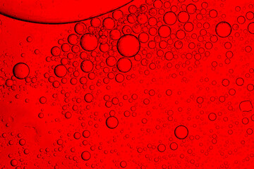 Red macro drink foam,Red Macro Drink Bubbles,Red macro bubble texture,Macro red bubble texture...