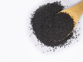 black tea in a spoon