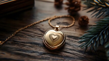 Engraved picture locket with custom photo inside, heartfelt gift.