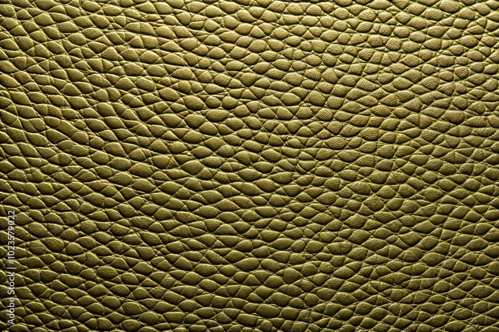 Sticker golden leather texture with repeating pattern close-up