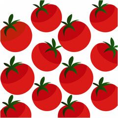 Seamless background from tomatoes