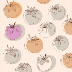 Seamless background from tomatoes