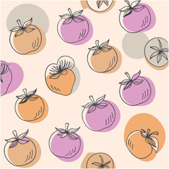 Seamless background from tomatoes