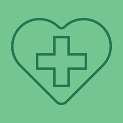 Obraz premium Medical CrossIcon Design