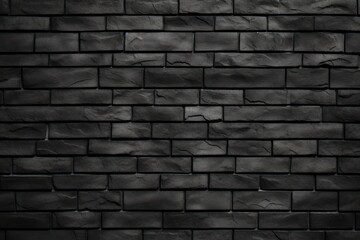 Black brick wall texture architecture backgrounds repetition.