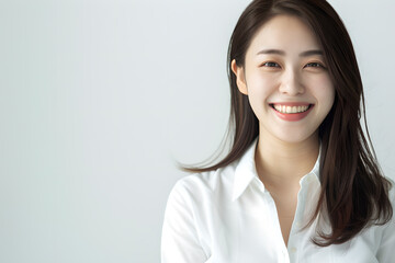 Fototapeta premium portrait of a smiling woman