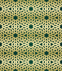 Islamic background with traditional style arabic. Seamless pattern for card, background, fabric or abstract design. Muslim ornament.