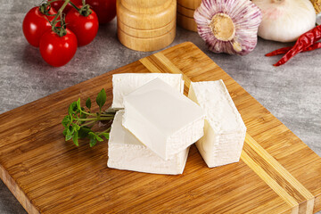 Greek traditional organic feta cheese