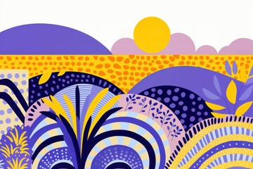 Vector lavender impressionism purple art backgrounds.