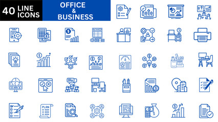 Public utilities icon collection. Set of public utilities simple outline icons.