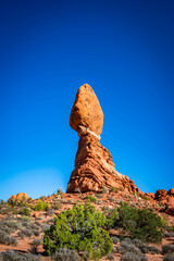 Arches National Park while hiking in the fall of 2024 including Balanced Rock and various arches
