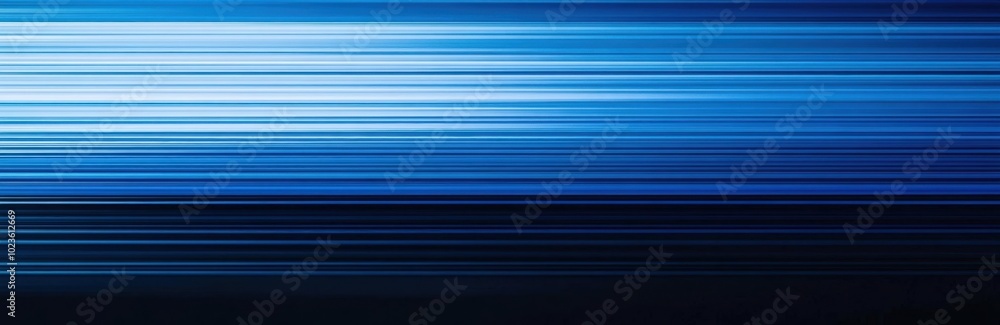 Poster blue gradient background, blue and black color combination, horizontal line texture generative ai