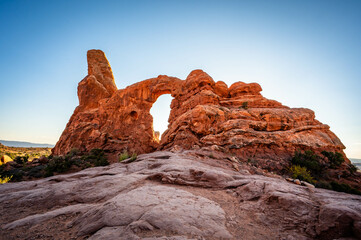 Arches National Park while hiking in the fall of 2024 including Balanced Rock and various arches