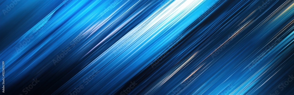 Poster blue background, diagonal lines, gradient effect generative ai