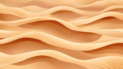 Obraz premium A textured sand dune background with waves of sand creating natural patterns, illustration