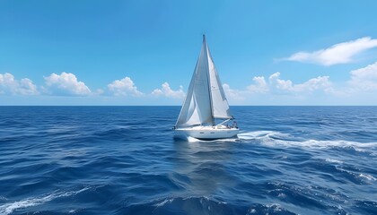 sailboat on the sea