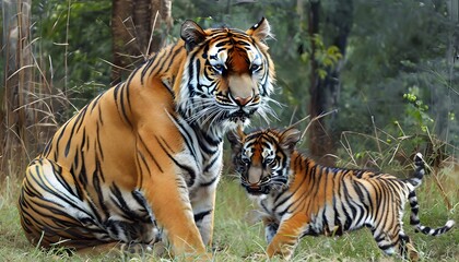 Obraz premium tiger in the jungle