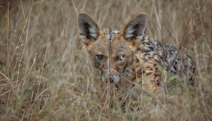 Obraz premium black backed jackal
