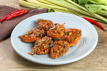 Steamed Spider crab Claws in tamatind sauce