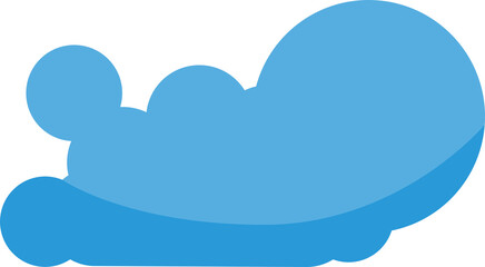 Fototapeta premium Blue Cloud Illustration