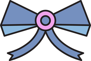 Decorative Bowtie Illustration
