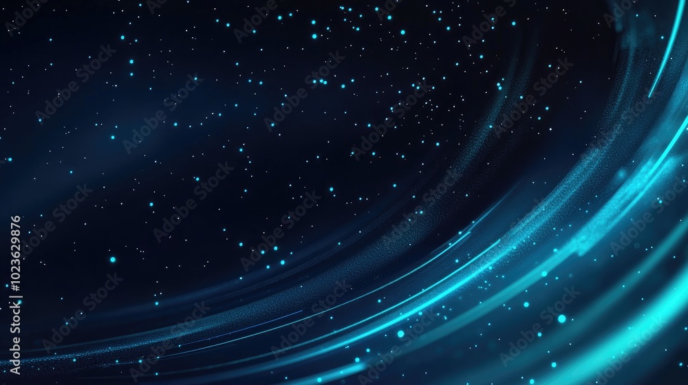 Poster abstract dark blue futuristic background with technology and speed abstract dark teal and black blue