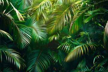  Lush Green Palm Leaves