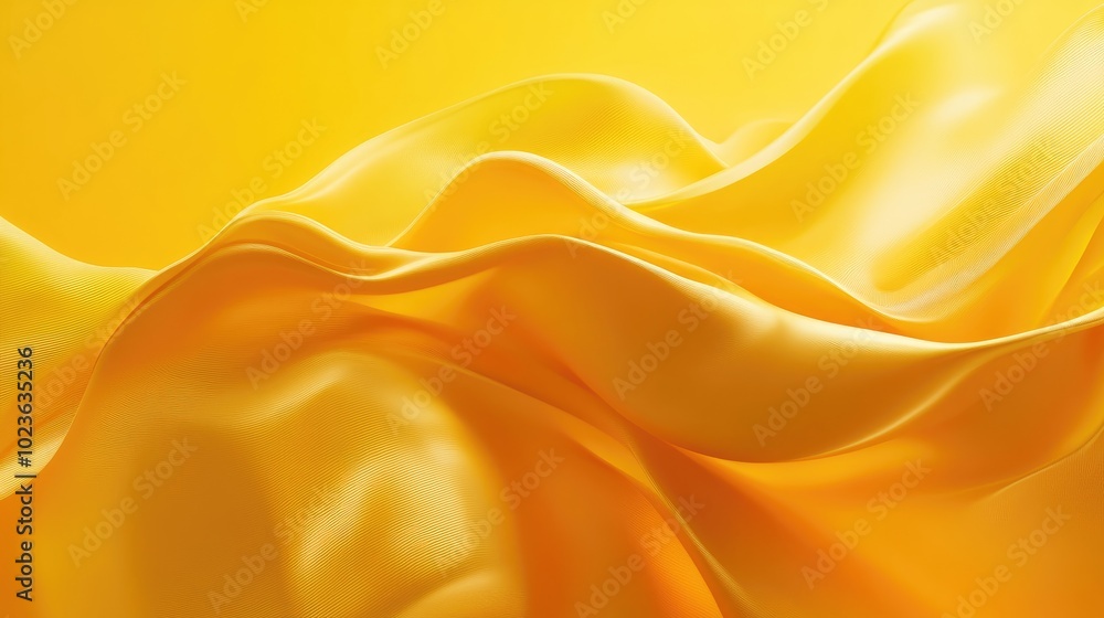 Poster 3D rendering of a blank yellow orange abstract minimal backdrop Suitable for advertising design cosmetic promotions technology food banners luxury products and fashion displays Illustration for pr