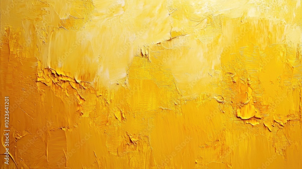 Poster abstract artistic background featuring golden brushstrokes with a textured finish oil on canvas show