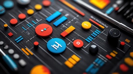 stylized glyph representation of a medical chart visually translating health data into a clean minimalist icon evoking a sense of professionalism in medical contexts