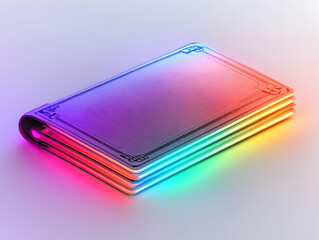 Flat Floating Holographic Wallet and Dollar Bills with Ample Copy Space for Financial Transactions and Savings - Ideal for Retail or Promotions