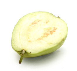Guava on white background - stock photo
