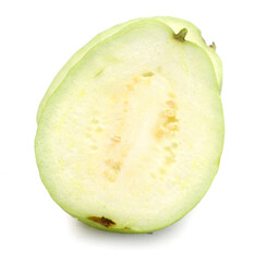 Guava on white background - stock photo
