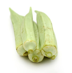 Fototapeta premium Snap Peas on a white background (pisum sativum) - stock photo 