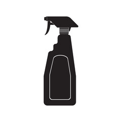 spray bottle icon vector in flat style