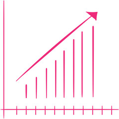 Business infographics icons with different diagram vector illustration. Abstract data visualization, marketing charts and graphs. Business statistics, planning and analytics, forecasting growth rates