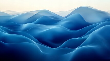 Obraz premium Bright blue abstract background with soft gradients, geometric shapes and light effects creating a dynamic and modern design new beautiful stock image illustration AI