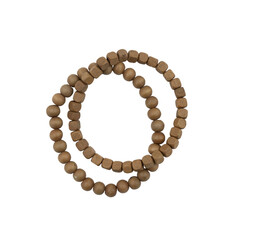 two wooden bracelets