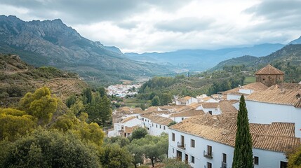 Fototapeta premium Grazalema is a stunning village in Cadiz, Andalusia