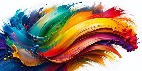 - Dynamic brushstrokes