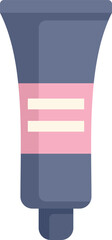 Pink and blue cosmetic tube standing upright, showcasing its sleek design perfect for beauty and skincare branding