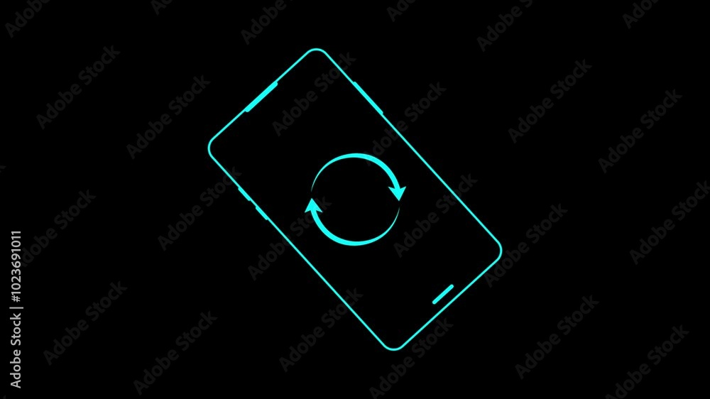 Aufkleber turn you smartphone 90. mobile phone rotation from vertical to horizontal or reverse. smart phone ro